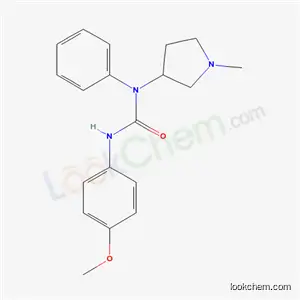 3-(4-メトキシフェニル)-1-(1-メチル-3-ピロリジニル)-1-フェニル尿素