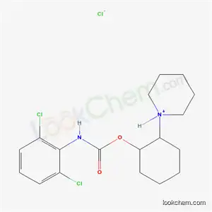 2,6-Dichlorocarbanilic acid, 2-piperidinocyclohexyl ester hydrochloride