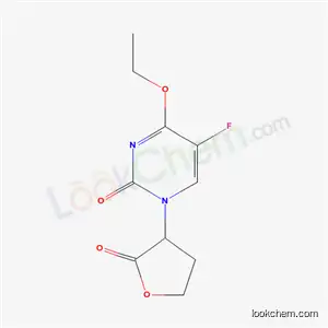 Molecular Structure of 50992-27-3 (4-ethoxy-5-fluoro-1-(2-oxotetrahydrofuran-3-yl)pyrimidin-2(1H)-one)