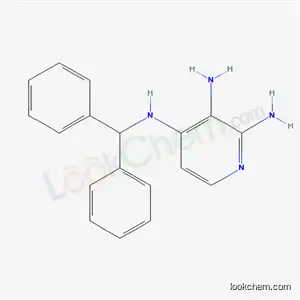 Molecular Structure of 40497-74-3 (N~4~-(diphenylmethyl)pyridine-2,3,4-triamine)