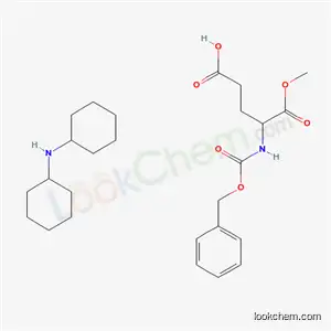 Molecular Structure of 5672-82-2 (N-CBZ-L-GLUTAMIC ACID ALPHA-METHYL ESTER DICYCLOHEXYL AMMONIUM SALT)