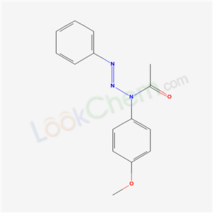 N-(4-methoxyphenyl)-N-phenyldiazenyl-acetamide