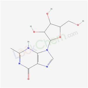 9-[3,4-dihydroxy-5-(hydroxymethyl)oxolan-2-yl]-2-methyl-3H-purin-6-one cas  13591-89-4