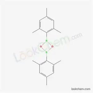 Molecular Structure of 16344-04-0 (2,4-bis(2,4,6-trimethylphenyl)-1,3,2,4-dioxadiboretane)