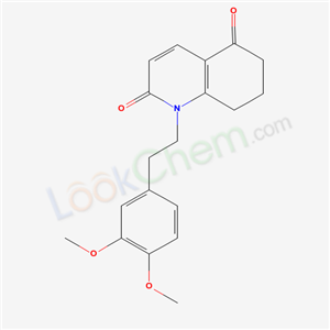 1-[2-(3,4-dimethoxyphenyl)ethyl]-7,8-dihydro-6H-quinoline-2,5-dione cas  53129-12-7
