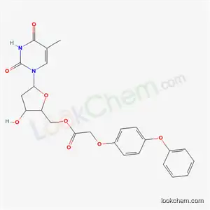 1-{2-deoxy-5-O-[(4-phenoxyphenoxy)acetyl]pentofuranosyl}-5-methylpyrimidine-2,4(1H,3H)-dione