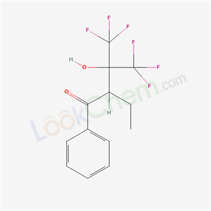2-ethyl-4,4,4-trifluoro-3-hydroxy-1-phenyl-3-(trifluoromethyl)butan-1-one cas  34844-21-8