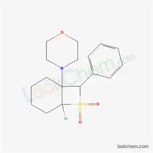 4-(7,7-Dioxido-8-phenyl-7-thiabicyclo(4.2.0)oct-1-yl)morpholine