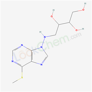 4-[(6-methylsulfanylpurin-9-yl)amino]butane-1,2,3-triol