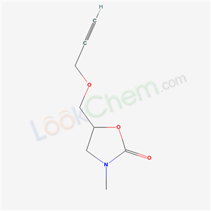 3-methyl-5-(prop-2-ynoxymethyl)oxazolidin-2-one cas  42468-59-7
