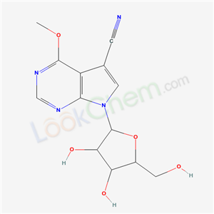 9-[3,4-dihydroxy-5-(hydroxymethyl)oxolan-2-yl]-5-methoxy-2,4,9-triazabicyclo[4.3.0]nona-2,4,7,10-tetraene-7-carbonitrile cas  57071-71-3