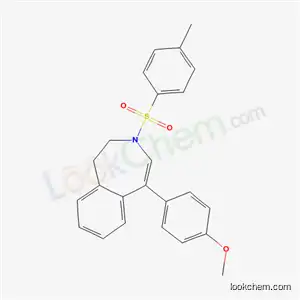 Molecular Structure of 56014-57-4 (5-(4-methoxyphenyl)-3-[(4-methylphenyl)sulfonyl]-2,3-dihydro-1H-3-benzazepine)