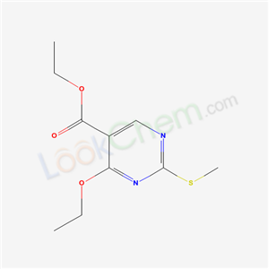 ethyl 4-ethoxy-2-methylsulfanyl-pyrimidine-5-carboxylate cas  84923-27-3
