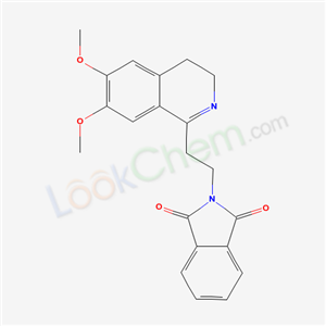 2-[2-(6,7-dimethoxy-3,4-dihydroisoquinolin-1-yl)ethyl]isoindole-1,3-dione cas  59903-02-5