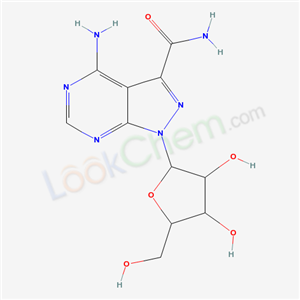 4-Amino-1-beta-D-ribofuranosyl-1H-pyrazolo(3,4-d)pyrimidine-3-carboxamide cas  55559-56-3