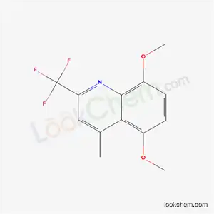Molecular Structure of 52823-96-8 (5,8-dimethoxy-4-methyl-2-(trifluoromethyl)quinoline)