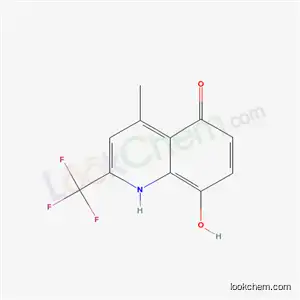 Molecular Structure of 52824-06-3 (8-hydroxy-4-methyl-2-(trifluoromethyl)quinolin-5(1H)-one)
