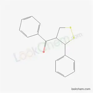 Molecular Structure of 21551-57-5 (phenyl(3-phenyl-1,2-dithiolan-4-yl)methanone)