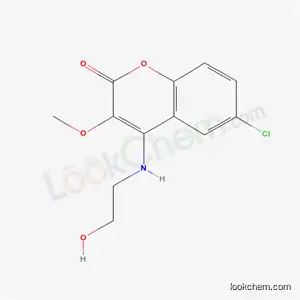 6-Chloro-4-[(2-hydroxyethyl)amino]-3-methoxy-2h-chromen-2-one