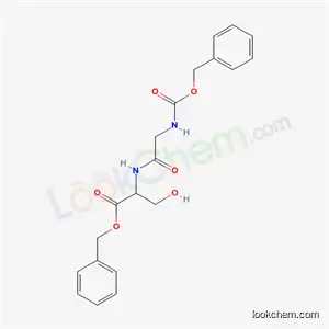 Molecular Structure of 1738-88-1 (benzyl N-[(benzyloxy)carbonyl]glycylserinate)