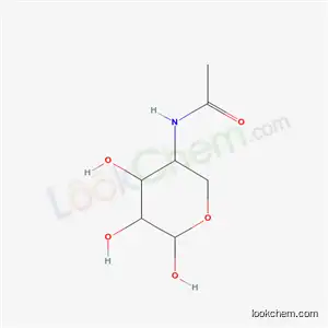 Molecular Structure of 19140-30-8 (4-(acetylamino)-4-deoxypentopyranose)