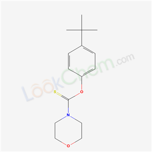 morpholin-4-yl-(4-tert-butylphenoxy)methanethione cas  13522-33-3