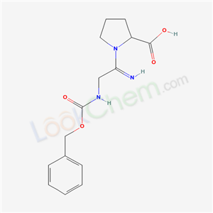 1-(2-phenylmethoxycarbonylaminoethanimidoyl)pyrrolidine-2-carboxylic acid cas  63808-42-4