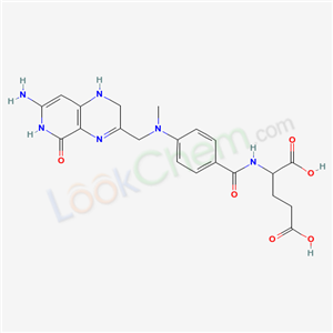 2-[[4-[(3-amino-5-oxo-4,7,10-triazabicyclo[4.4.0]deca-2,7,11-trien-8-yl)methyl-methyl-amino]benzoyl]amino]pentanedioic acid cas  52454-44-1
