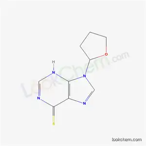 Molecular Structure of 42204-09-1 (6-Mercapto-9-(tetrahydro-2-furyl)purine)