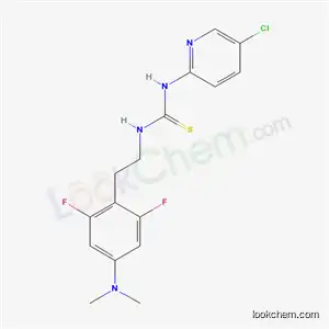 Thiourea, N-(5-chloro-2-pyridinyl)-N'-(2-(4-(dimethylamino)-2,6-difluorophenyl)ethyl)-