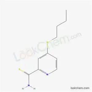 2-Pyridinecarbothioamide, 4-(butylthio)-