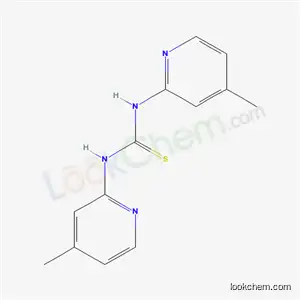 Molecular Structure of 5440-92-6 (1,3-bis(4-methylpyridin-2-yl)thiourea)