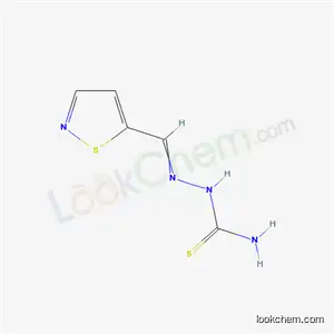 Isothiazole-5-carboxaldehyde, thiosemicarbazone