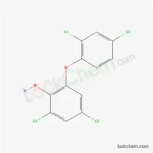 Molecular Structure of 33779-77-0 (2,4-Dichloro-6-(2,4-dichlorophenoxy)phenol)
