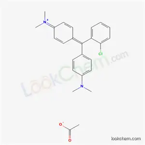 N-[4-[(2-クロロフェニル)[4-(ジメチルアミノ)フェニル]メチレン]-2,5-シクロヘキサジエン-1-イリデン]-N-メチルメタンアミニウム?アセタート