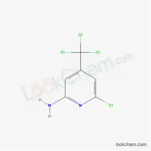 Molecular Structure of 52413-68-0 (6-chloro-4-(trichloromethyl)pyridin-2-amine)