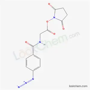 Molecular Structure of 53122-84-2 (N-hydroxysuccinimidyl-4-azidobenzoyl glycine)