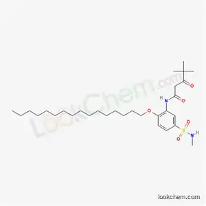 N-[2-(헥사데실옥시)-5-[(메틸아미노)술포닐]페닐]-4,4-디메틸-3-옥소발레르아미드