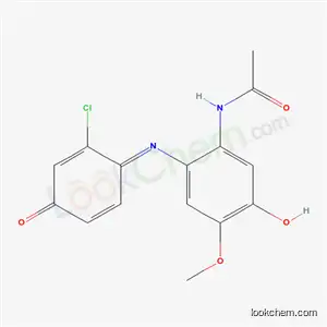 N-[6-[(2-クロロ-4-ヒドロキシフェニル)イミノ]-4-メトキシ-3-オキソ-1,4-シクロヘキサジエン-1-イル]アセトアミド