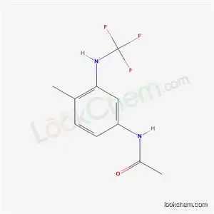 Molecular Structure of 67911-34-6 (N-{4-methyl-3-[(trifluoromethyl)amino]phenyl}acetamide)