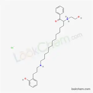 β-ヒドロキシ-N-(2-ヒドロキシエチル)-N-[11-[(2-ヒドロキシ-2-フェニルエチル)メチルアミノ]ウンデシル]-N-メチルベンゼンエタンアミニウム?クロリド