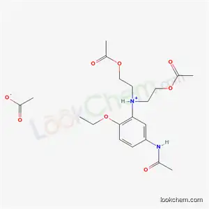 N-[3-[ビス[2-(アセチルオキシ)エチル]アミノ]-4-エトキシフェニル]アセトアミド?酢酸