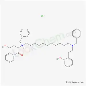 β-ヒドロキシ-N-(2-ヒドロキシエチル)-N-[11-[(2-ヒドロキシ-2-フェニルエチル)(フェニルメチル)アミノ]ウンデシル]-N-(フェニルメチル)ベンゼンエタンアミニウム?クロリド