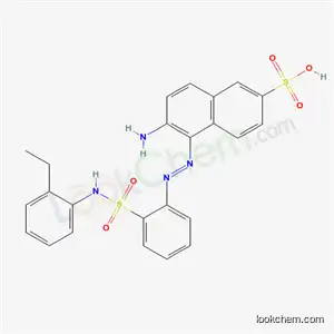 6-アミノ-5-[[2-[(エチルフェニルアミノ)スルホニル]フェニル]アゾ]-2-ナフタレンスルホン酸
