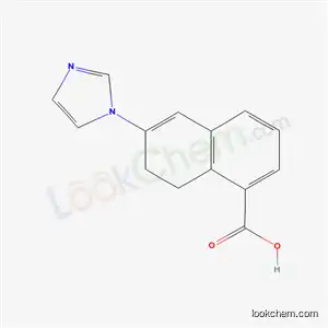 Molecular Structure of 89781-66-8 (6-(1H-imidazol-1-yl)-7,8-dihydronaphthalene-1-carboxylic acid)
