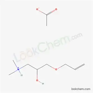 1-(ジメチルアミノ)-3-(2-プロペニルオキシ)-2-プロパノール?酢酸