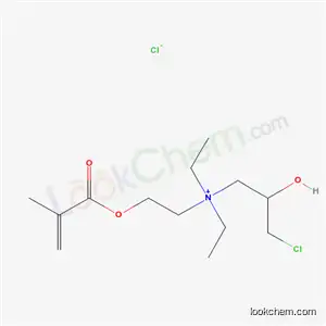 3-クロロ-N,N-ジエチル-2-ヒドロキシ-N-[2-[(2-メチル-1-オキソ-2-プロペニル)オキシ]エチル]-1-プロパンアミニウム?クロリド