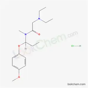 2-디에틸아미노-N-[1-(4-메톡시페녹시)프로필]-N-메틸-아세트아미드 염산염