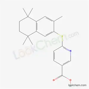 Molecular Structure of 173156-98-4 (6-[(3,5,5,8,8-pentamethyl-5,6,7,8-tetrahydronaphthalen-2-yl)sulfanyl]pyridine-3-carboxylic acid)