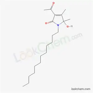 Molecular Structure of 186379-51-1 (3-acetyl-1-dodecyl-5-hydroxy-4,5-dimethyl-1,5-dihydro-2H-pyrrol-2-one)